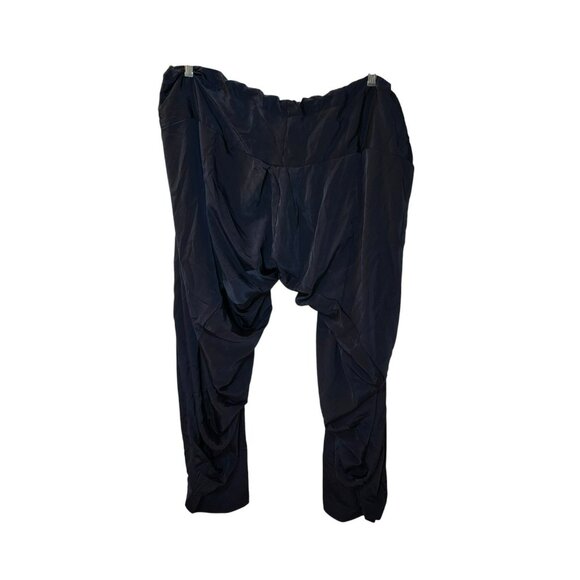 2pc Punjabi Suit Est. L Navy Gold Embroidered + Sequins Desi Festival Ethnicwe - Picture 7 of 9